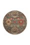 Frame Patterned Geometric Woven Base Washable Carpet in Coffee Colors Miravip8377 - 4