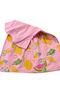 Girl's watermelon printed combed cotton dress/ girl's bicycle neckline ruffled dress - 3
