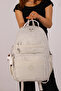 Eba-8861 Klinkır School Bag Backpack Daily Trip Sports Travel Vacation Multi-Compartment Laptop Compartment Beige - 2