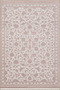 Powder Pink Themed Motif Floral Floral Patterned Vintage Decorative Carpet 4878