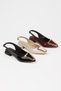 Sofia Series Buckle Pointed Toe Women's Heeled Shoes - 6
