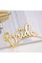تاج تزيين تاج معدني مكتوب من BRIDE - 3