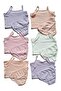 Girls' 6-Piece Premium Corded Fabric Cotton Jersey Tank top Strap Tank Top and Panty Set - 5