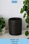 Countertop Cutlery Decorative Upright Cutlery Holder Cylinder Cutlery Black Color Model 4 - 2
