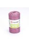 Twisted Macrame 3 Mm Lurex - Macrame Hand Knitting Thread Dried Rose-792