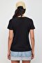 V Yaka Keten Basic T-shirt - 5