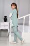 Young Girl's Hooded Kangaroo Pocket 2-Piece Tunic Set - 2