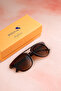 Uv400 Protection Women's Sunglasses Brown Plg-2080C2 - 2