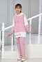 Young Girl's Hooded Kangaroo Pocket 2-Piece Tunic Set - 2