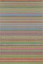 Multicolored Modern Striped Patterned Woven Base Washable Carpet Miravip8403