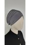 Hijab Swimming Cap (Sea and Pool Cap), Matching Gray Color with the Hijab and Swimsuit Top. - 3