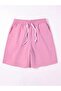 brown brooklyn printed pink shorts set - 4