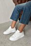 Papel Women's Leather Sneakers White - 2