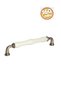 Porcelain Furniture Handles-Cabinet-Drawer-Furniture-Sapphire-160Mm-Antique Yellow-Cream-Stk0611