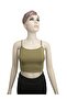 Ribbed Cotton Knitted Short Crop Singlet with Rope Strap 40 cm - 3