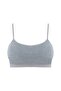 Young Girl's 4-Piece Padded Bustier with String Straps, Colorful Cotton Lycra Half Tank Top - 3