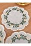 Daisy Wreath Cocktail Napkin - 3