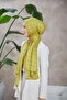 Houndstooth Pattern Jacquard Shawl - 2