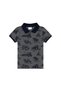 Boy's Gray Melange Polo Collar T-Shirt Asi̇lsencer Store