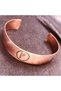 Fehu Rune Abundance Blessings Bracelet - Pure Copper - 4