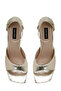Vadoca 4Fx Gold Women's Heeled Sandals - 4