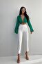 High-Waist Darted Pants