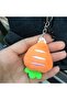 Cute Little Orange Carrot Kawaii Keychain Bag And Wallet Accessory Gift (1 Piece) - 3