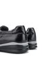 Men's Genuine Leather Black Sneakers & Sports Shoes - 5