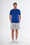 Men's Crew Neck Logo Printed Compact Combed Cotton Basic T-shirt - 3