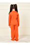 Solid Collared Button Down Shirt & Pyjama Set - 4