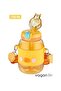 Yellow 750Ml Children's Water Bottle with Straw - 2