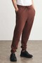 Jeremıah Men's Regular Leg Flexible Fabric Burgundy Sweatpants with Lanyard Waist and Elastic Pockets
