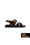 Men's Tan Genuine Leather Sandals 343501152-1