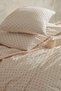 Freya Orange 100% Cotton Washable Vintage King Size Duvet Cover Set 240*220