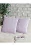 Lily Lila 2-Piece Throw Pillow Cover 45 X 45 cm Pillow Cushion Cover with Zipper - 2