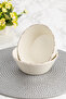 6 Pieces Antiquing Cream Conical Soup Bowl - 2