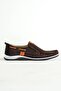 Genuine Leather Brown Nubuck Men's Casual Shoes Mrd15-3004 - 5