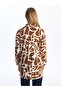 Long Sleeve Patterned Oversize Women's Tunic Shirt - 5