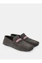 Stitch Detail Suede Tape Detail Slip On Loafers - 4