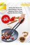 Gnarp Style Serving and Grilling Tongs Fireproof Non-Stick Silicone Tongs Non-Slip Barbecue Tongs