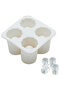 Shot Ice Cube Set, 4-Piece Silicone Ice Mold, Shot Glass Ice Mold, Cocktail Ice Mold, Chocolate Mold, Candle Mold, Soap Mold - 2