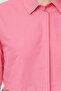 Pembe Crop Dokuma Sırt Dekolteli Keten Görünümlü Plaj Gömleği TBESS24GO00012 - 10