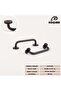Efsun Black 96 mm Handle Luxury Country Kitchen Furniture Cabinet Drawer Handle - 3