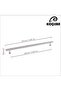 Turquoise Chrome 320 mm Handle Luxury Country Kitchen Furniture Cabinet Drawer Handle - 2