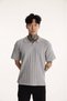 The Champ Polo Neck Knitwear Knitted Gray Men's T-Shirt - 5