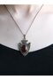 Embellished Women's Necklace with Natural Agate Stone and 45 cm Chain euy12a - 3