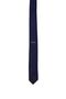 Navy Blue Plain Classic Micro Tie - 3
