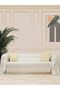 غطاء أريكة من سوفت مايكرو بنمط إسكندنافي مقاس 180x300 سم، غطاء أريكة، بطانية تلفزيون باللون الرمادي