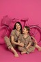 COTTON LYCRA BUTTONED PAJAMA SET