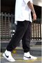Summer Black Jogger Sweatpants - Elastic Leg - 2